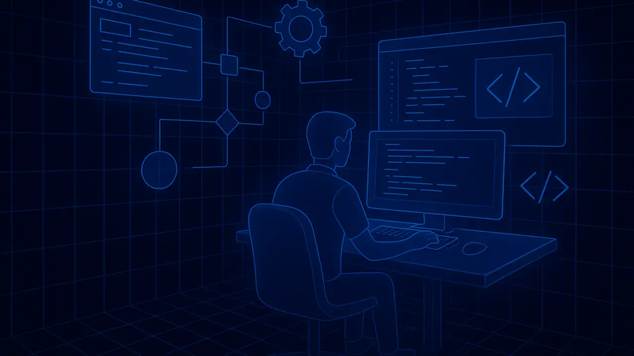 Software development illustration
